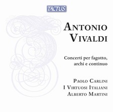 Paolo Carlini - Vivaldi: Concerti per fagotto, archi e continuo [New CD]