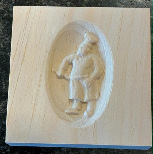Chef cuoco incisione - , legno
