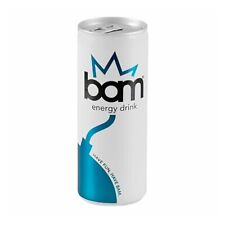 BAM Energy Drink Bevanda Energetica con Caffeina e Taurina 24 Lattine da 250ml