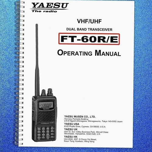 Yaesu 60r transceiver - ft-60r/e,