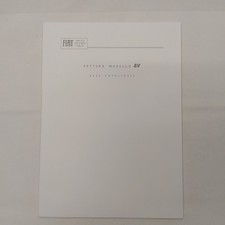 Fotocopia Dati principali assistenza vettura Fiat mod. 8V. Ottime condizioni