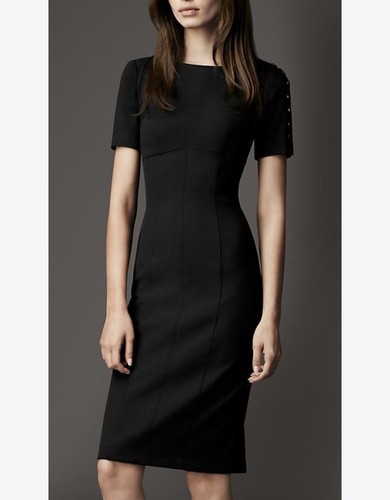 Abito nero burberry london - abito,