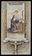 santino-holy card"S.RITA DA