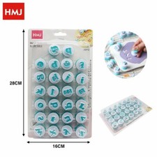 x Stampini Stampi A Forma Di Lettere Minuscole Biscotti Dolci Pasta Fondente hmj