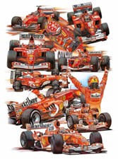 F1 FERRARI  poster 30x40 cm