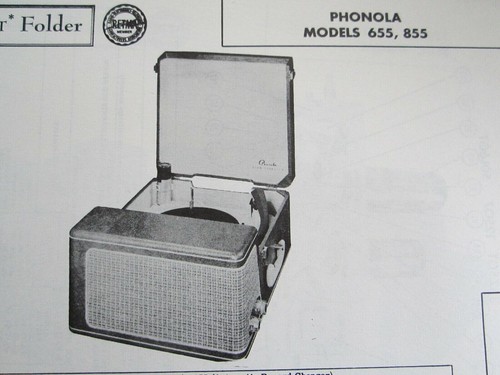 Phonola 655 855 phonograph - 855,