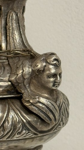 Turibolo antico bronzo - turibolo,