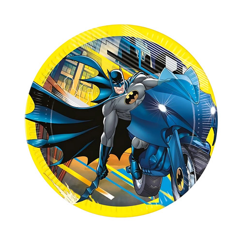 Piatti carta grandi batman - di,