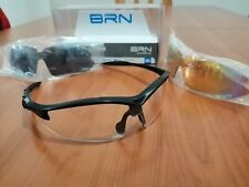 Occhiali BRN storm per ciclismo - running con 3 lenti intercambiabili (usato) 