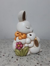 THUN Coniglio Pasqua Mamma Con Cucciolo Senza Scatola Originale