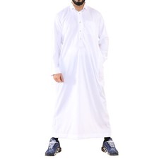 Bianco uomo thobe - bianco, jubba