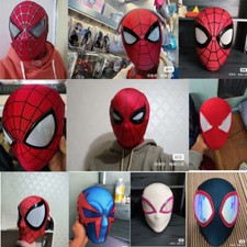 Toby Scarlet Amazing Spider-Man Casco Maschera Completo Cosplay Costume Halloween Prop