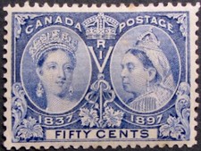 1897 CANADA #60: VF MH -