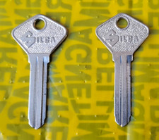 2 Chiavi Grezze Originali per auto d'epoca Fiat Lancia Alfa Romeo Autobianchi