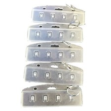 5 Pcs Rigid Vertical Half Card