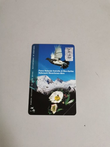 Scheda telefonica parchi - scheda,