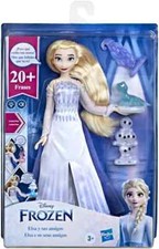 Bambola interattiva Elsa Frozen 2 con luci suoni frasi regalo bambina 3+
