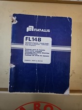 Catalogo Officina Originale FL14B Trattori Fiat  Allis Parti Di Ricambio   1977