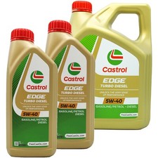 Olio Motore Castrol Edge Turbo Diesel Fst 5w40 Lt.6 (6 Litri)