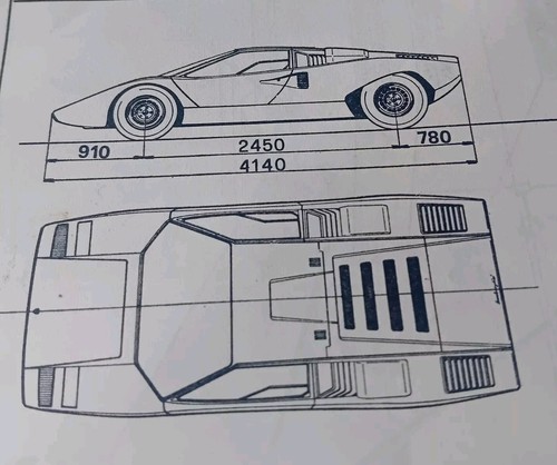 Lamborghini countach 400 b - lp,