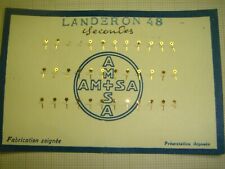 1 AIGUILLE DORÉE DE PETITES