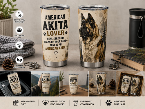 Bicchiere americano akita - bicchiere,