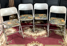 Set 4 sedie pieghevoli