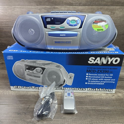 New sanyo mcd zx390 - sanyo, portable