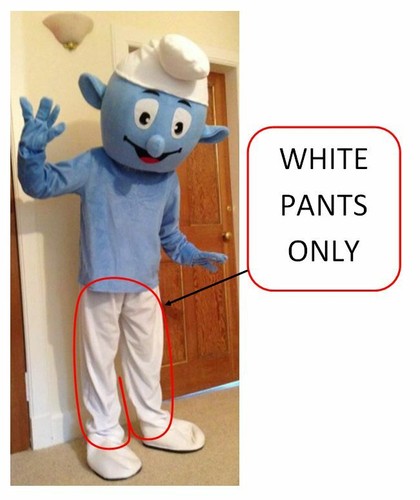 Puffi bianco pantaloni - bianco,