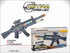 Mitra Mitragliatrice Spara Luce Con Suoni Giocattolo Gioco Bambini sar