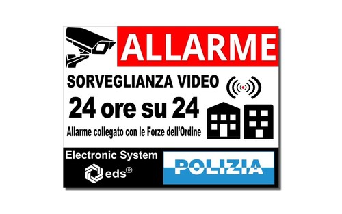 Adesivi allarme - adesivi,