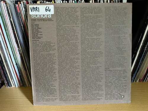 Various poesia sonora - –, lp