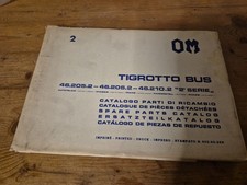OM Tigrotto BUS catalogo delle parti di ricambio autotelaio (escluso il motore)