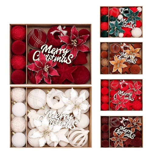 Addobbi albero natale 38pz - addobbi, di