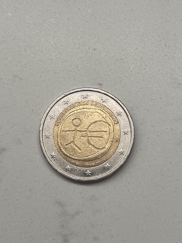 Moneta rara euro della - rara,
