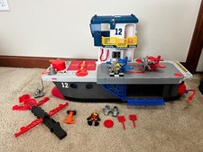 Fisher Price Imaginext SKY RACERS CARRIER portaerei e accessori - USATO✅