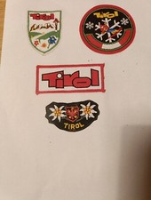 Lotto Toppa Stemma Ricamato Vintage Tirol