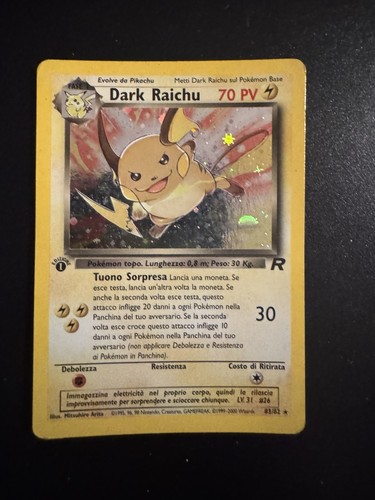 Pokémon dark raichu - dark, 83/82
