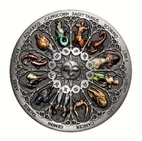 Moneta costellazione zodiaco - costellazione,