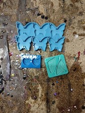 Stampi in silicone per resina, floreali, stampi farfalle, stampi mix