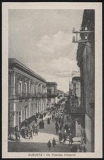 postcard AUGUSTA via prince