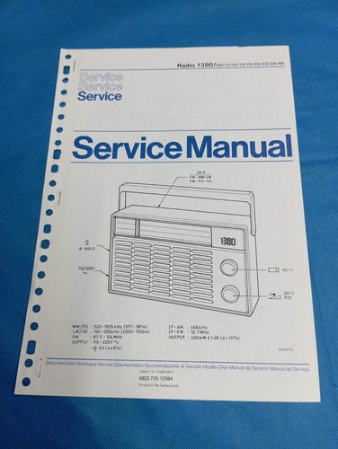 Philips 1380 vintage portable - philips,