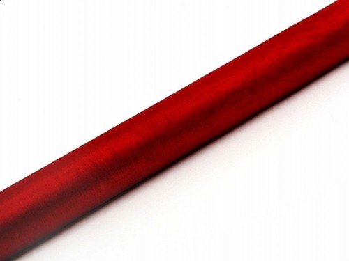 Rotolo organza rosso x 9 - rosso, 36