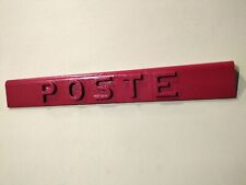 Insegna targa tabella vintage Poste Originale metallo 
