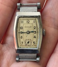 HELU ANSE MOBILI  OROLOGIO ART DECO UOMO WW2 RARE WATCH MONTRE UHR RELOJ