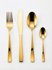 Set posate 24 pezzi Colore Oro
