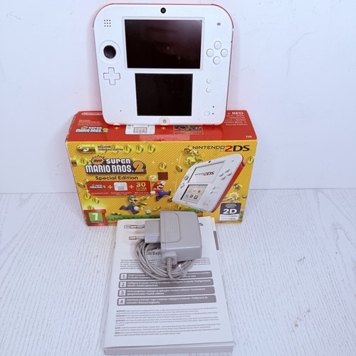 Nintendo 2ds bianco rosso - bianco, new