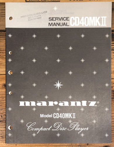 Marantz cd40 mk2 mkii - cd40,