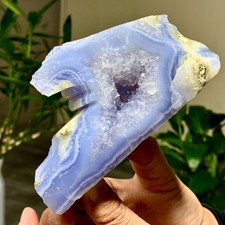 474G Agata Rigata Blu Naturale