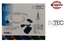 KIT CIELO STELLATO RGB + WHITE - INTEC CIELO FIBRA OTTICA C/TELEC. 100 FILI 2MT